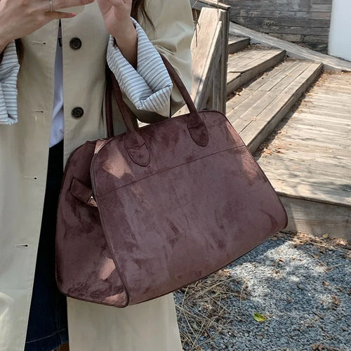 Bolsa de Textura Tipo Gamuza para Mujer