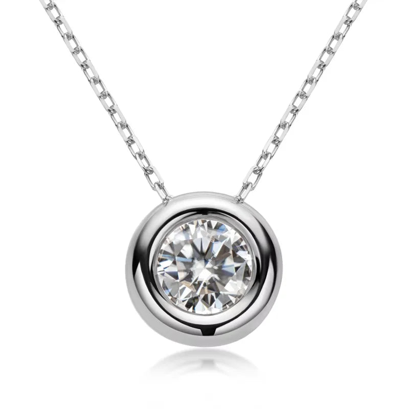 Collar de Moissanita en Plata 925