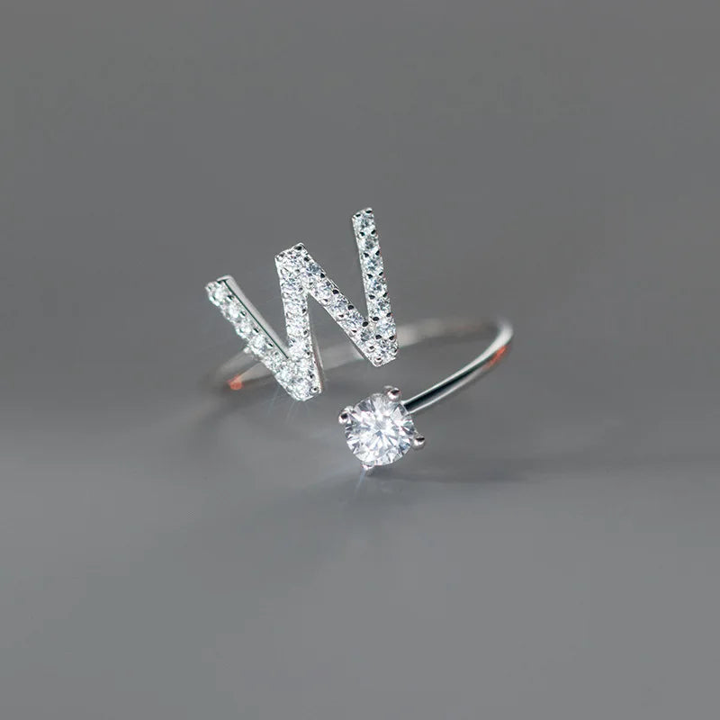 Anillo Ajustable con Inicial