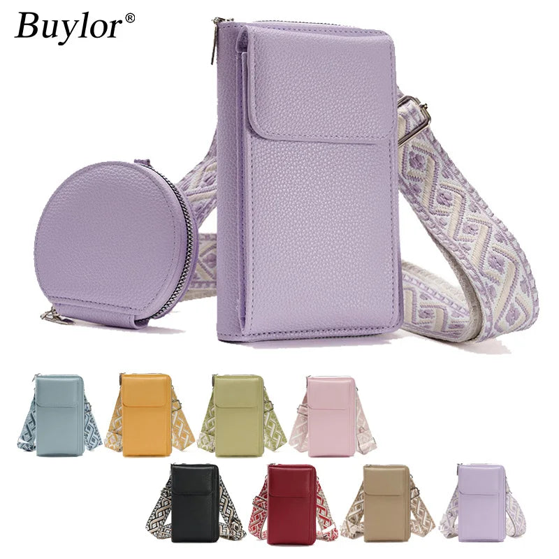 Bolsa Mini para Teléfono de Cuero