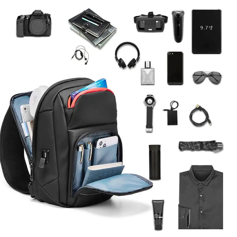 Bolsa Cruzada Antirrobo con Puerto USB