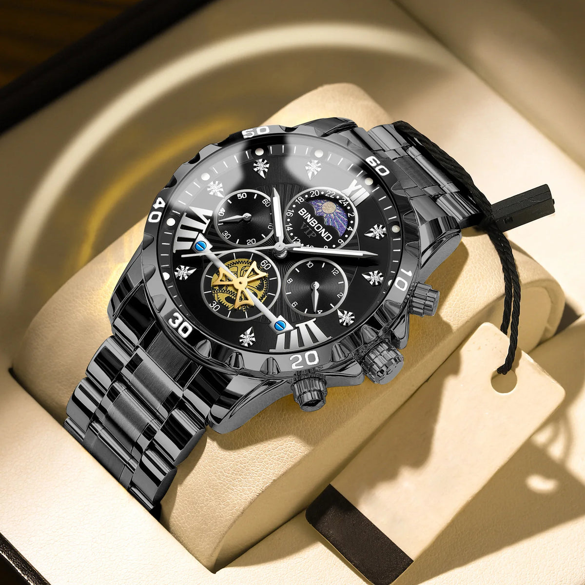 Reloj W177 de Acero Inoxidable para Hombre