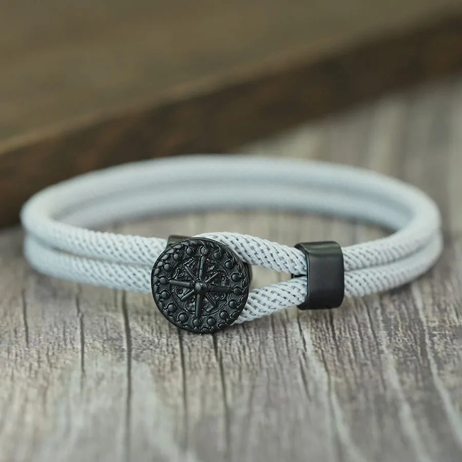 Pulsera Brújula Estilo Marino Hombre