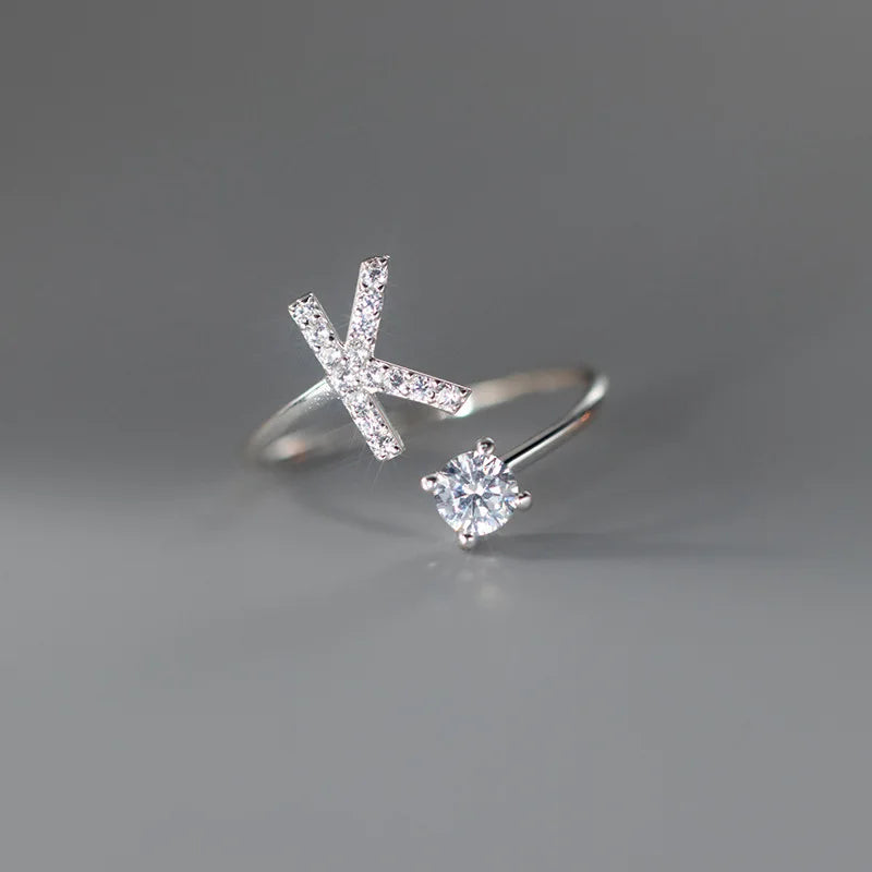 Anillo Ajustable con Inicial