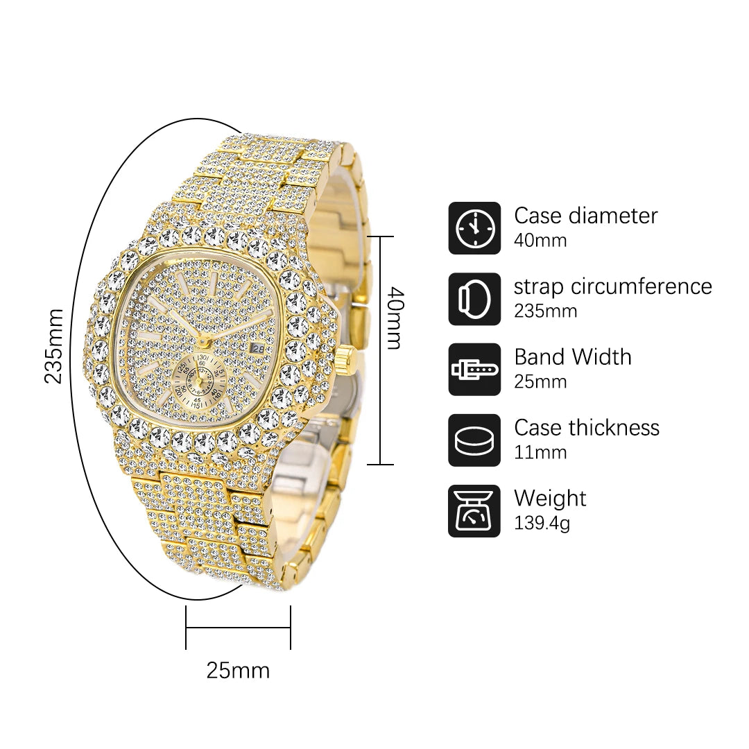 Reloj MISSFOX V337 Estilo Hip Hop