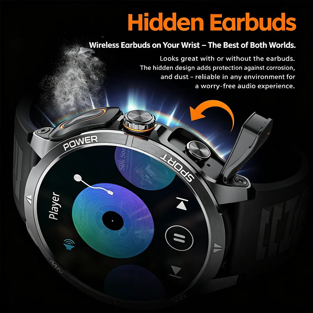 Reloj Inteligente 2 en 1 con Audífonos TWS