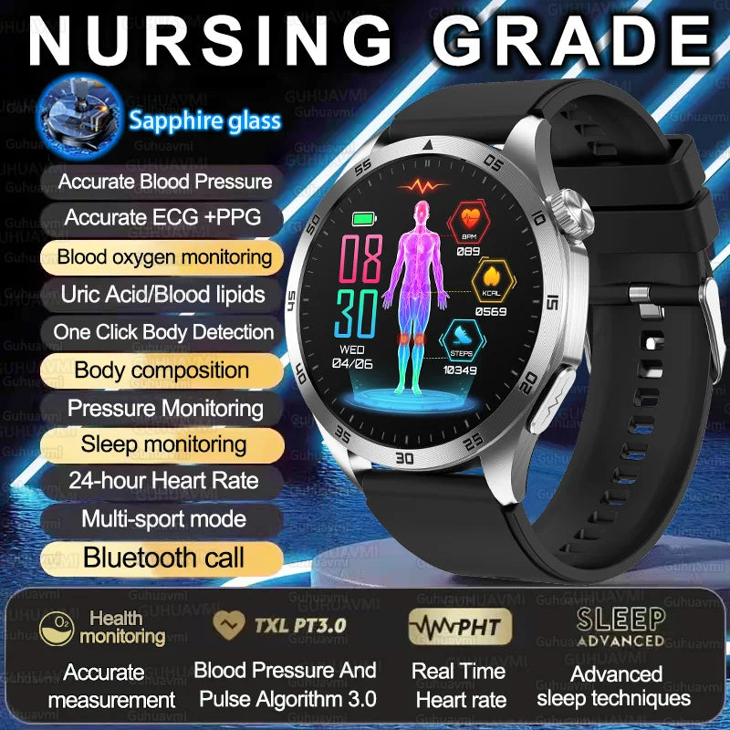 Reloj Inteligente ET485 AMOLED con ECG y Llamadas Bluetooth