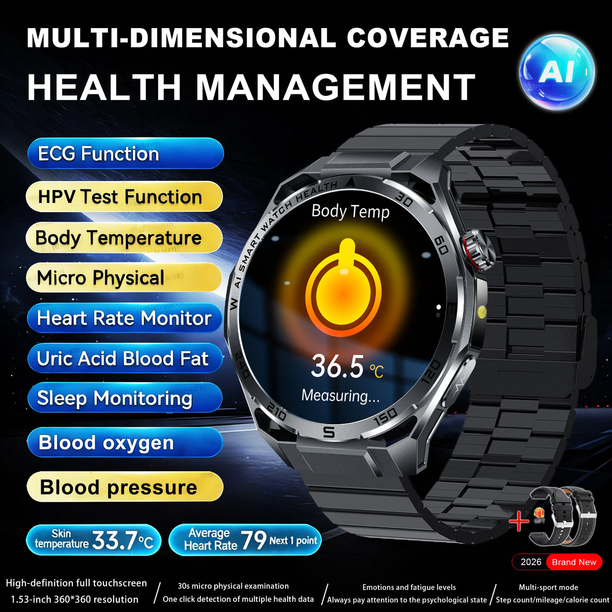 Reloj Inteligente con Monitoreo de Salud por IA