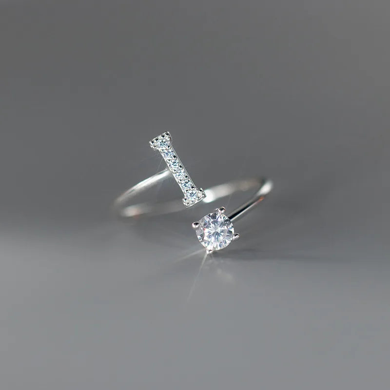 Anillo Ajustable con Inicial