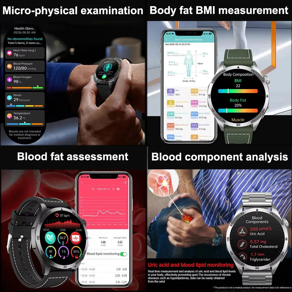 Reloj Inteligente ET485 AMOLED con ECG y Llamadas Bluetooth