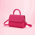 Bolsa Cruzada Cuadrada de PU para Mujer