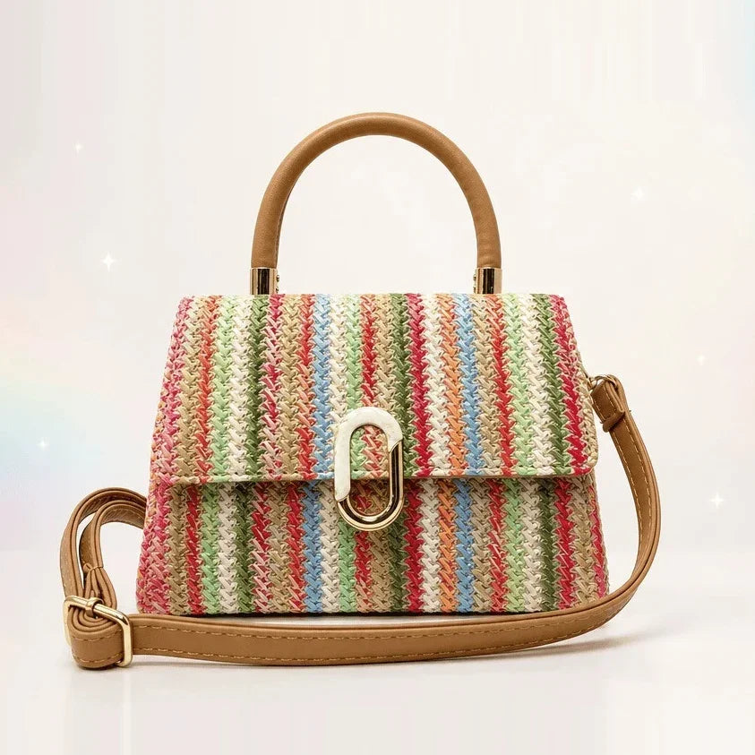 Bolsa Cruzada Cuadrada de PU para Mujer