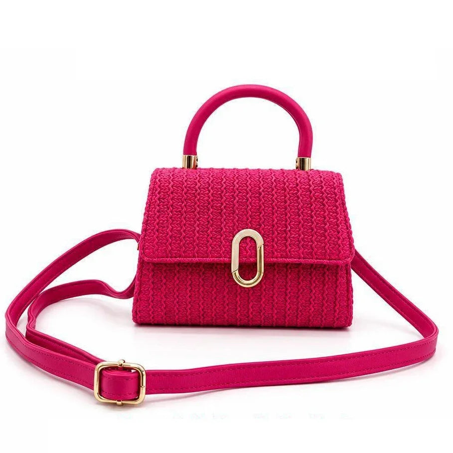 Bolsa Cruzada Cuadrada de PU para Mujer