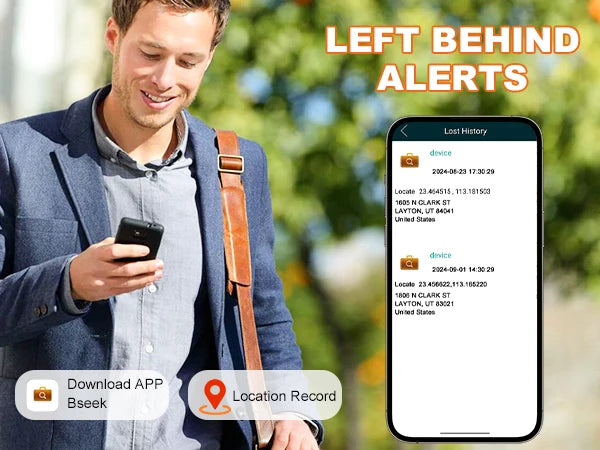 Cartera Inteligente de Cuero Vacuno con Rastreo Bluetooth