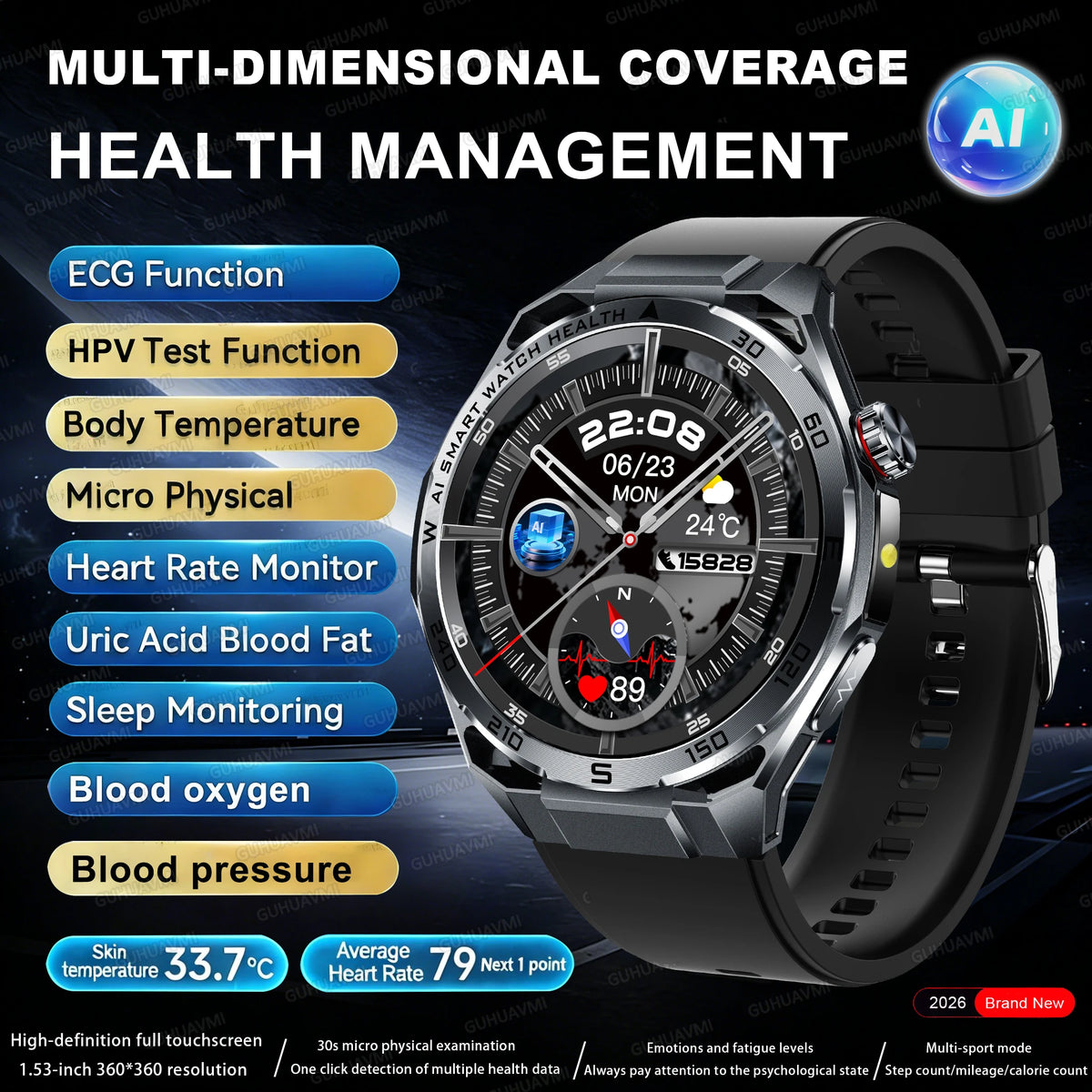 Reloj Inteligente con Monitoreo de Salud por IA