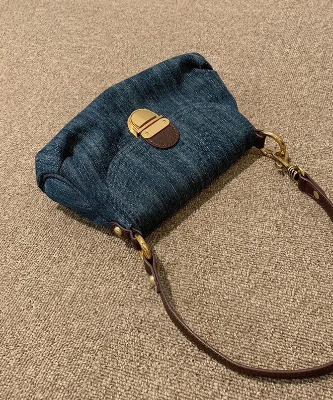 Bolsa de Hombro de Mezclilla Azul