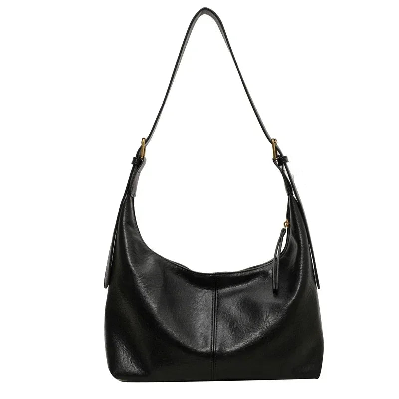 Bolsa de Hombro de PU con Cremallera