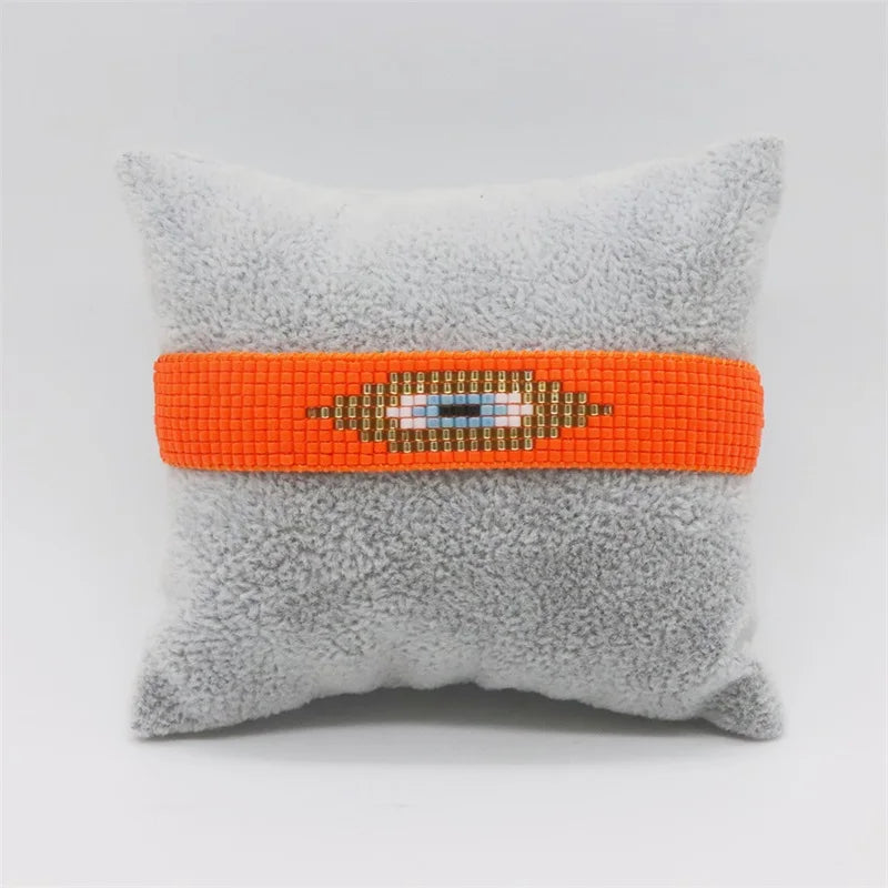 Pulsera Miyuki Tejida a Mano Estilo Bohemio