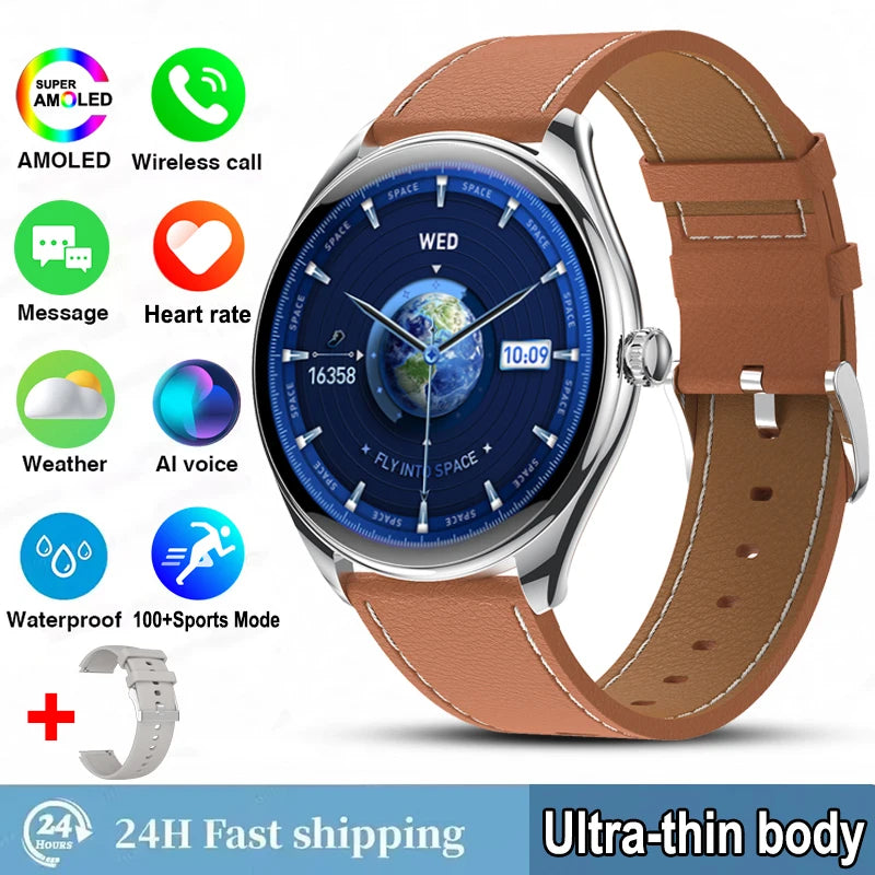 Reloj Inteligente AMOLED 3D con Pantalla Siempre Activa