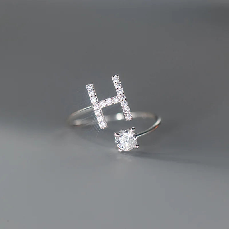 Anillo Ajustable con Inicial