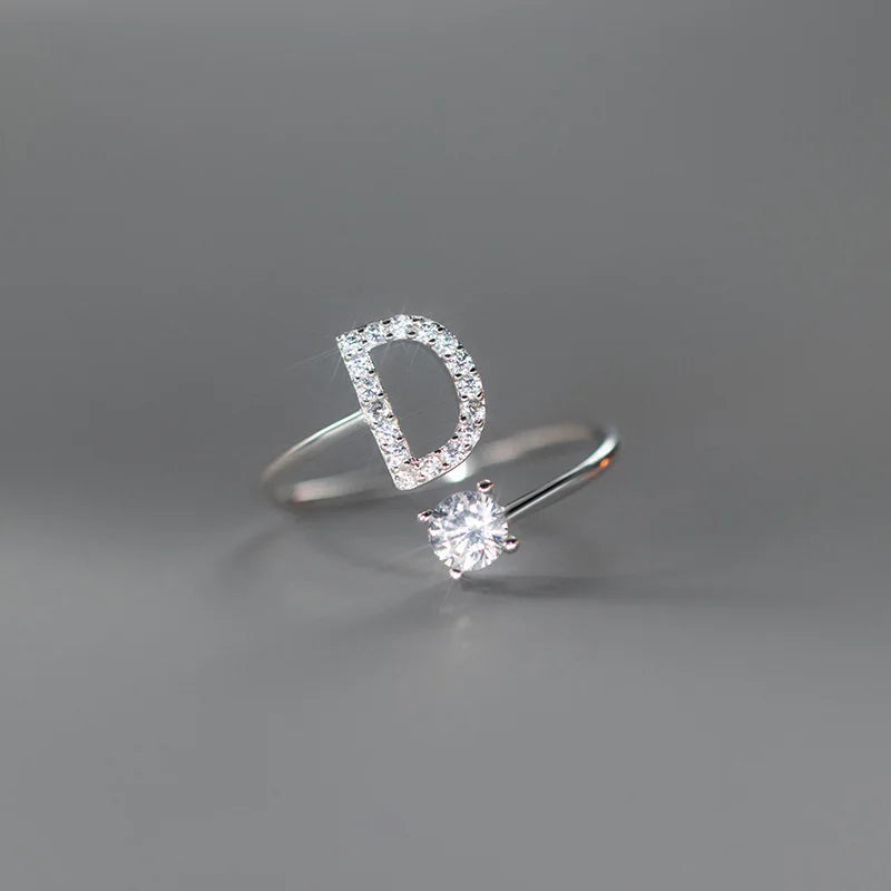 Anillo Ajustable con Inicial