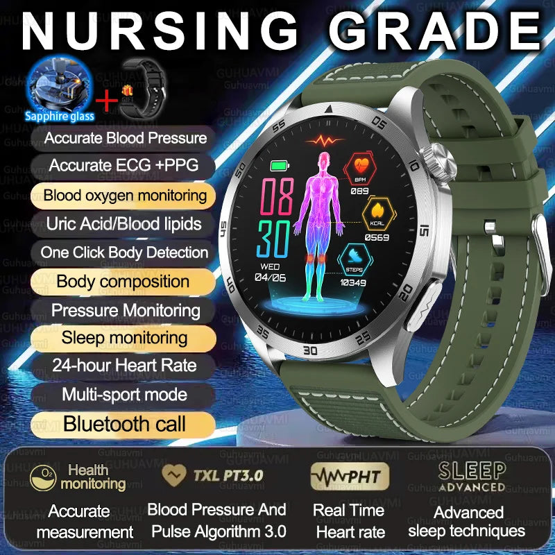 Reloj Inteligente ET485 AMOLED con ECG y Llamadas Bluetooth