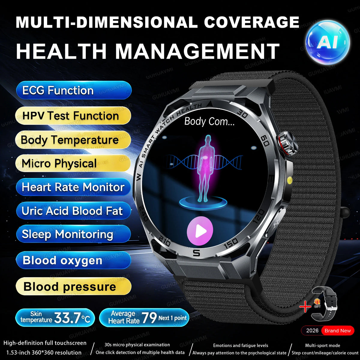 Reloj Inteligente con Monitoreo de Salud por IA