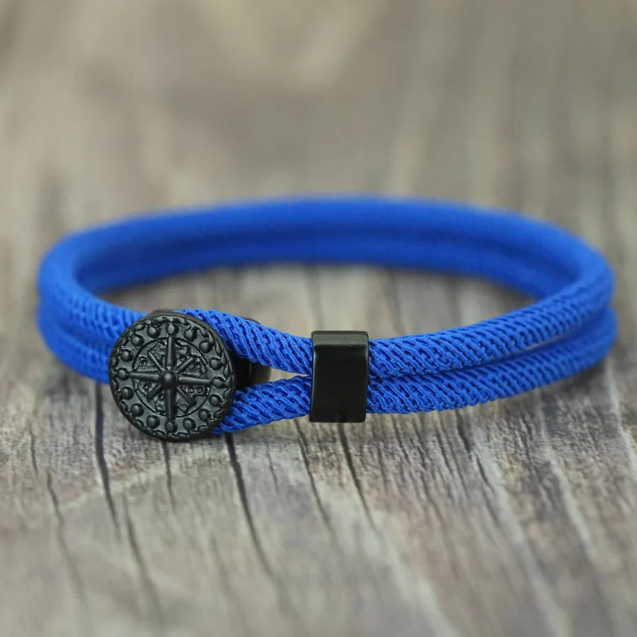 Pulsera Brújula Estilo Marino Hombre