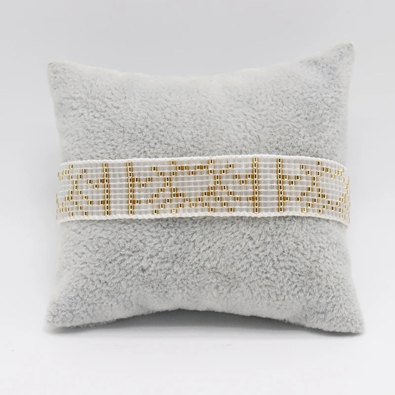 Pulsera Miyuki Tejida a Mano Estilo Bohemio