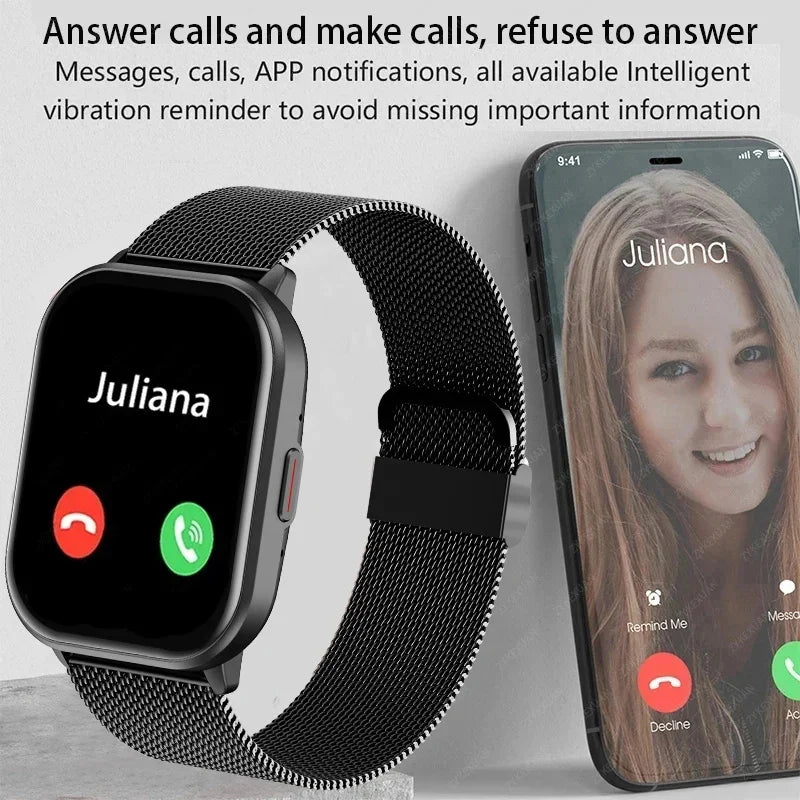 Reloj Inteligente Deportivo con 100+ Modos y Llamadas Bluetooth