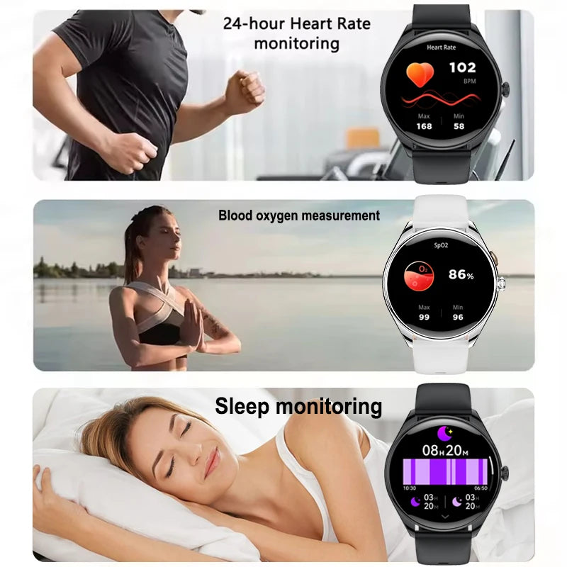 Reloj Inteligente AMOLED 3D con Pantalla Siempre Activa