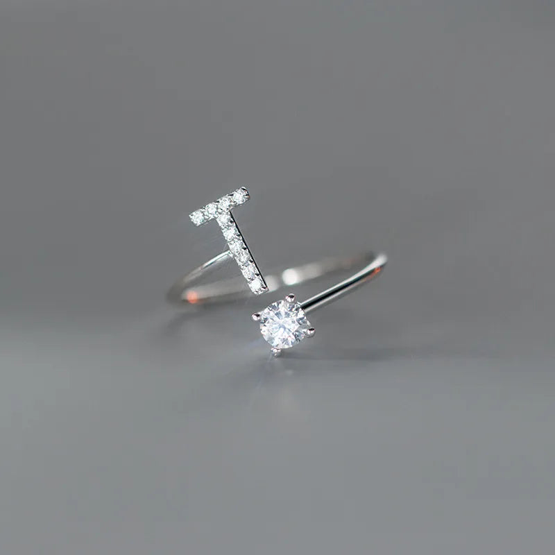 Anillo Ajustable con Inicial