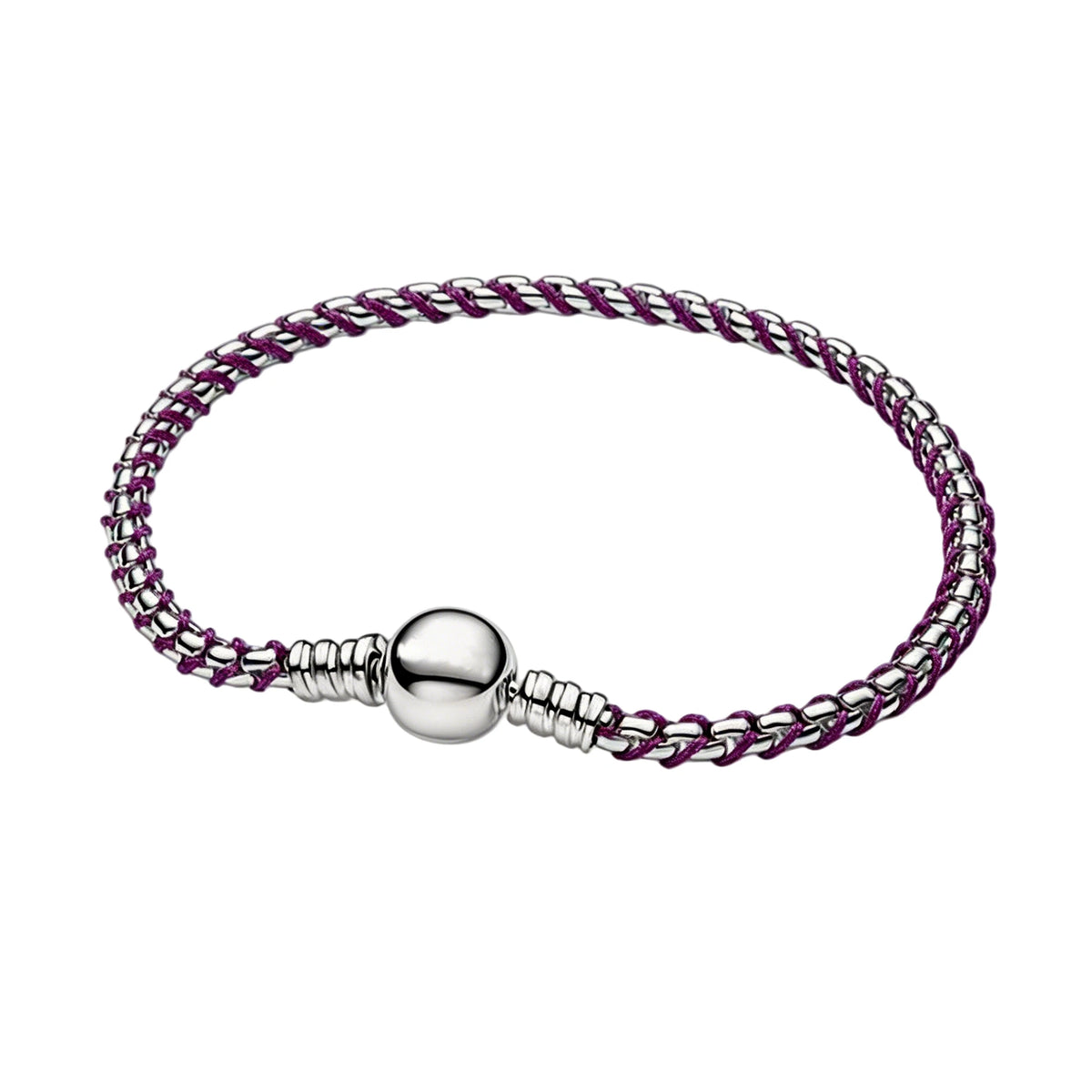Pulsera de Dijes en Plata 925 con Zirconia