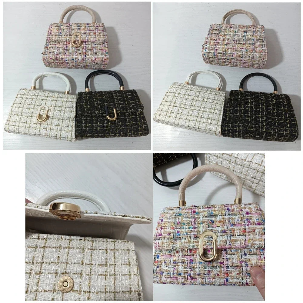 Bolsa Cruzada Cuadrada de PU para Mujer