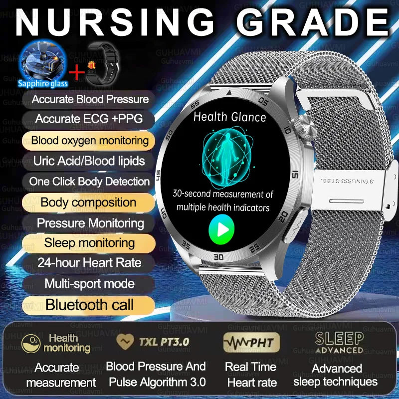 Reloj Inteligente ET485 AMOLED con ECG y Llamadas Bluetooth
