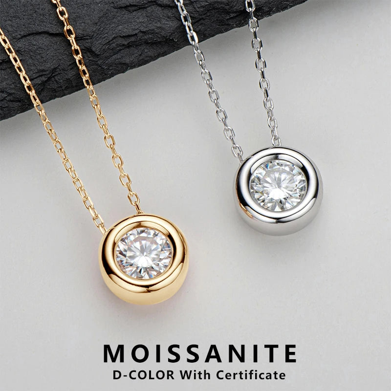 Collar de Moissanita en Plata 925