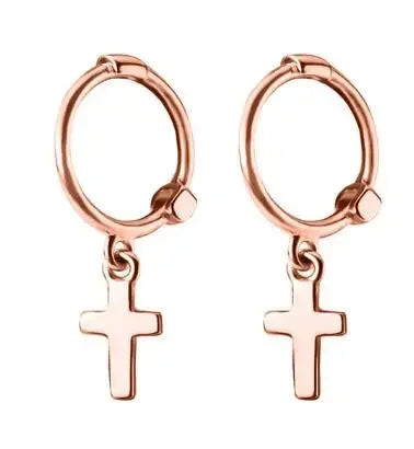 Aretes Colgantes de Plata 925 con Diseños de Estrella, Luna y Corazón
