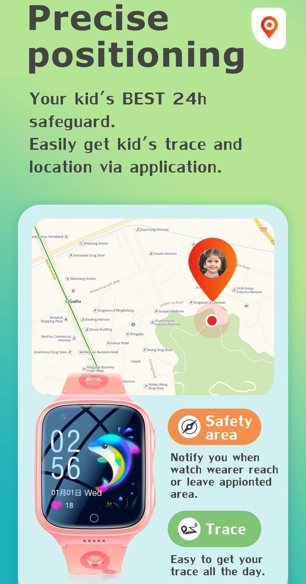Reloj Inteligente Infantil 4G con GPS y Videollamadas