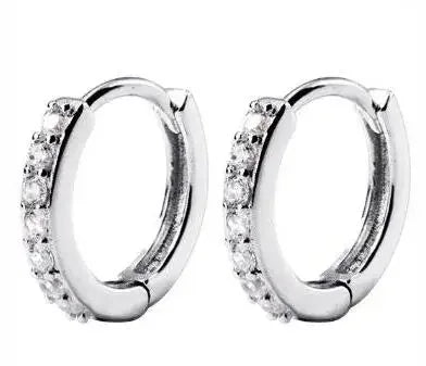 Aretes Colgantes de Plata 925 con Diseños de Estrella, Luna y Corazón