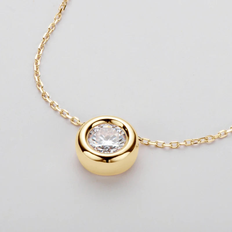 Collar de Moissanita en Plata 925