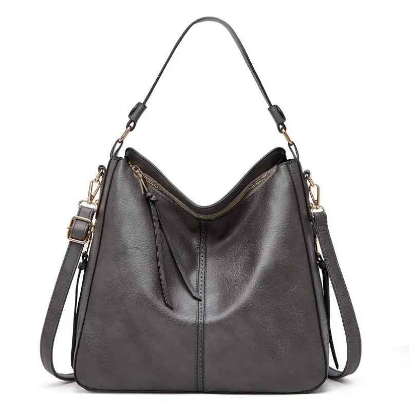 Bolsa Tipo Saco de PU Estilo Retro