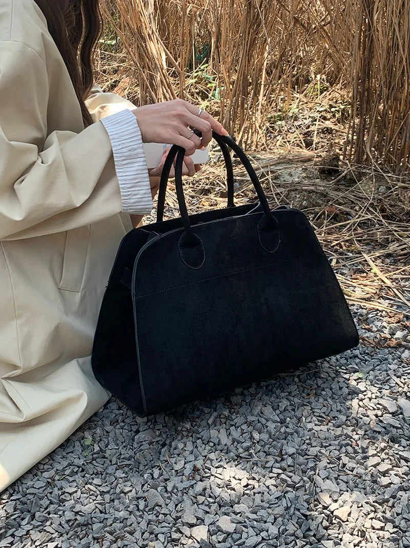 Bolsa de Gamuza Sintética para Mujer
