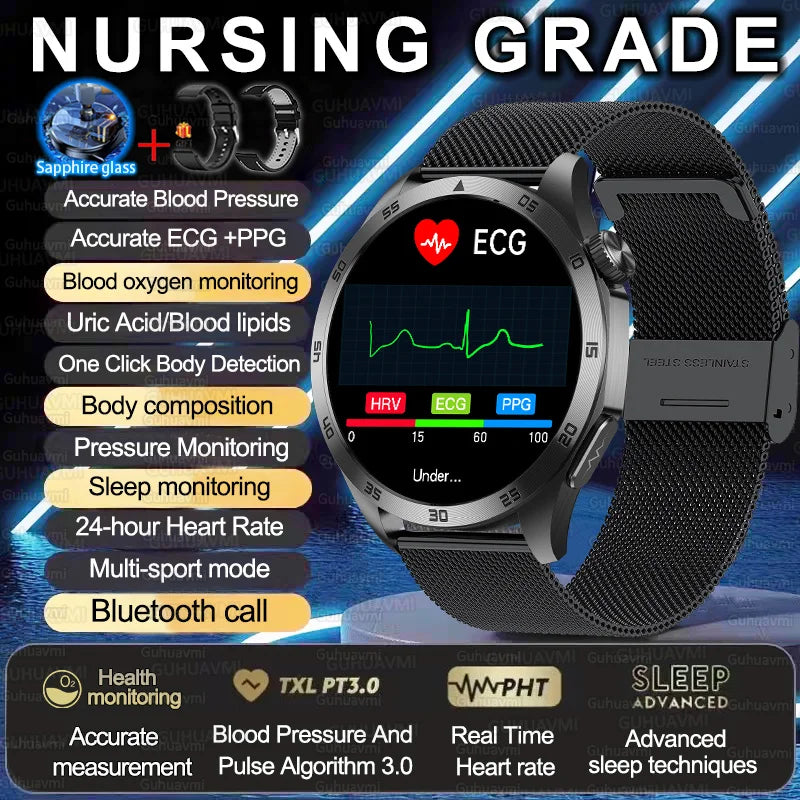 Reloj Inteligente ET485 AMOLED con ECG y Llamadas Bluetooth