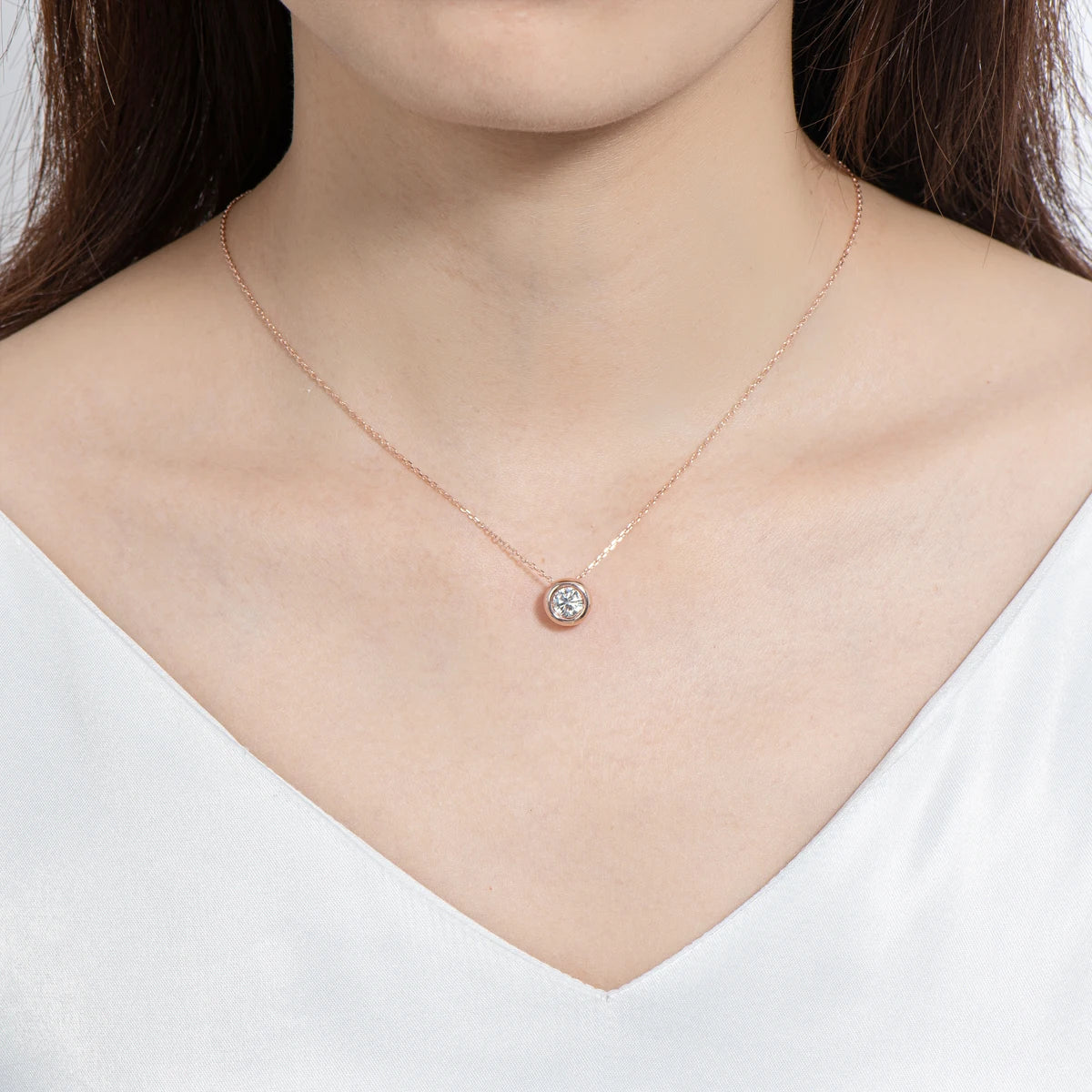 Collar de Moissanita en Plata 925