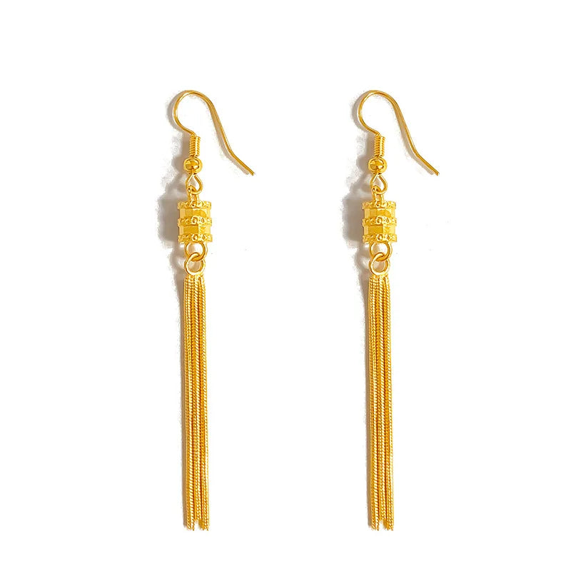 Aretes de Gota en Oro 18K