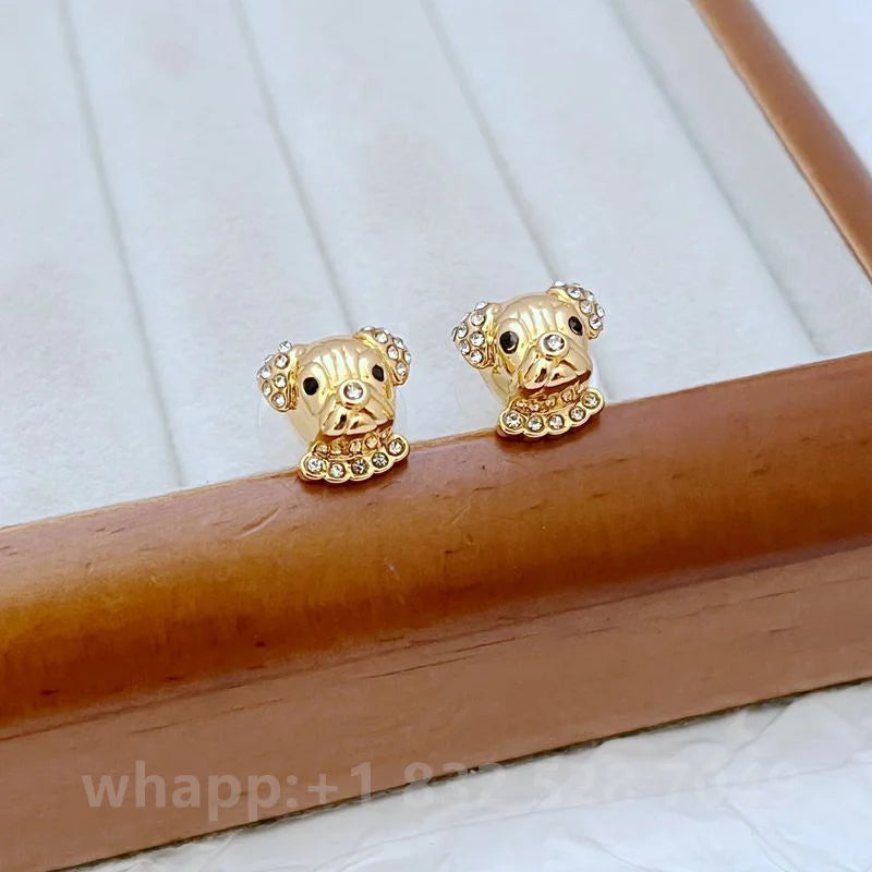 Aretes Tipo Botón con Zirconia para Mujer