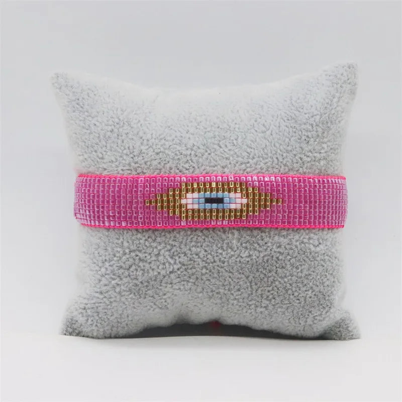 Pulsera Miyuki Tejida a Mano Estilo Bohemio
