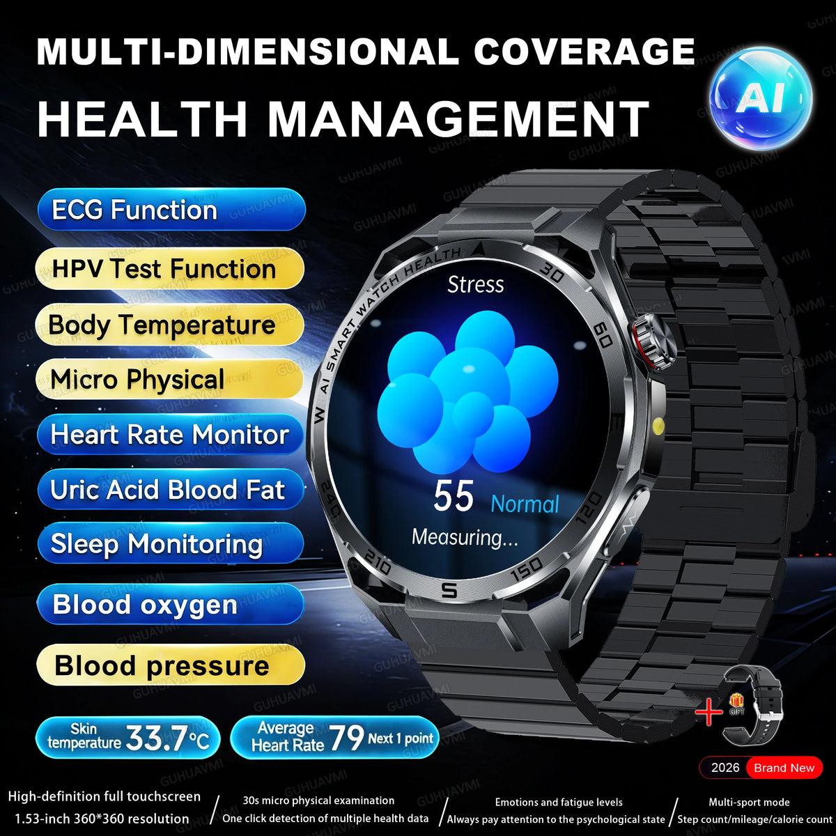 Reloj Inteligente con Monitoreo de Salud por IA