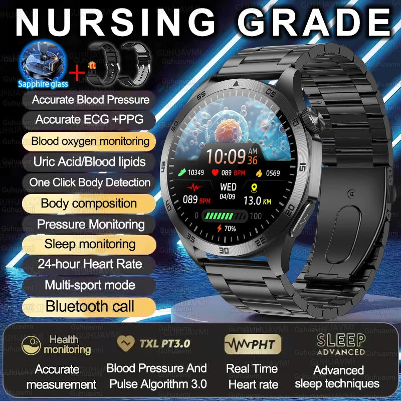 Reloj Inteligente ET485 AMOLED con ECG y Llamadas Bluetooth