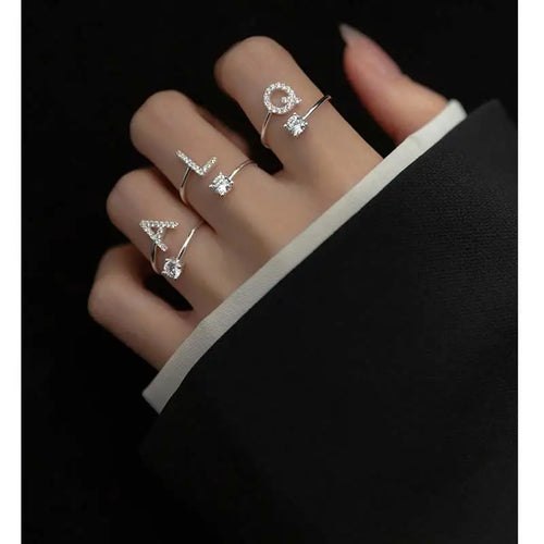 Anillo Ajustable con Inicial